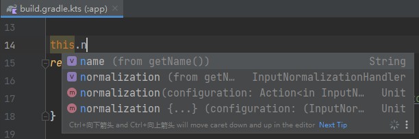gradle hint