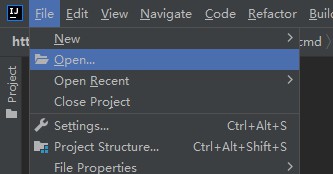 open project